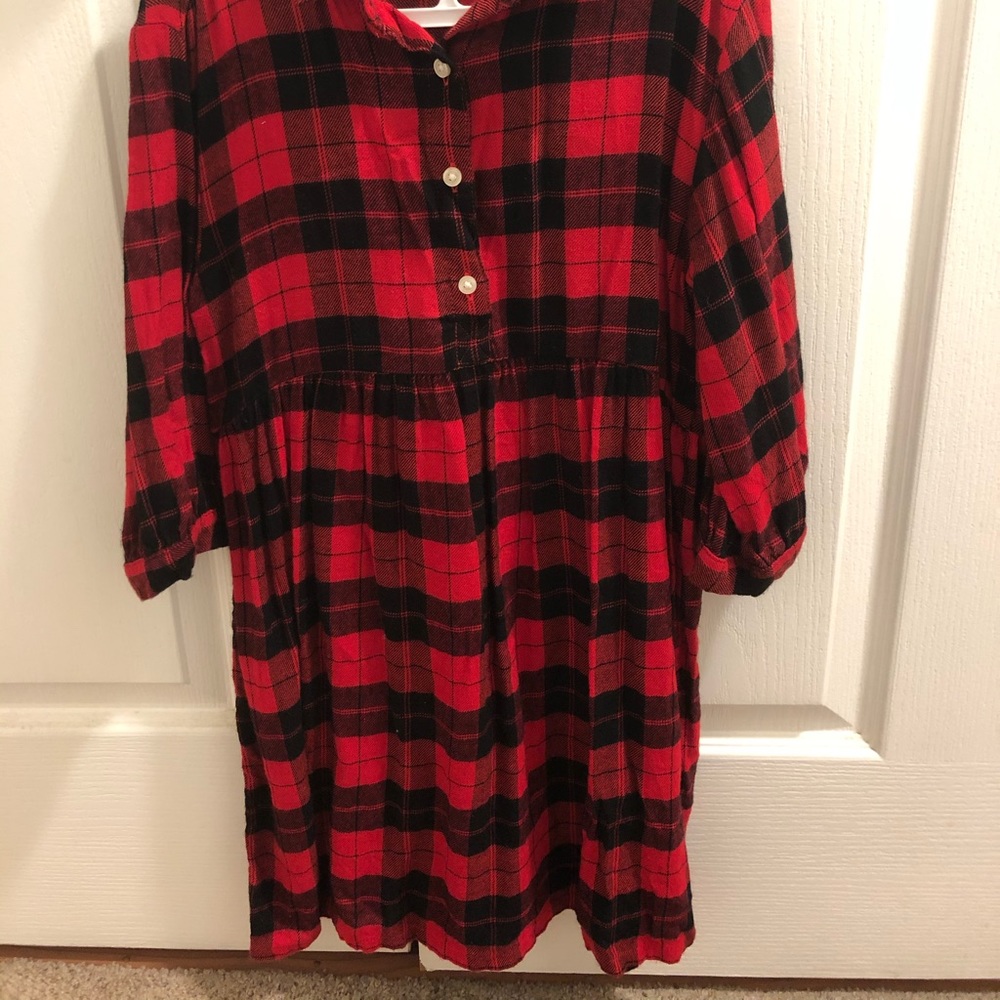 Little Girls Plaid Dress